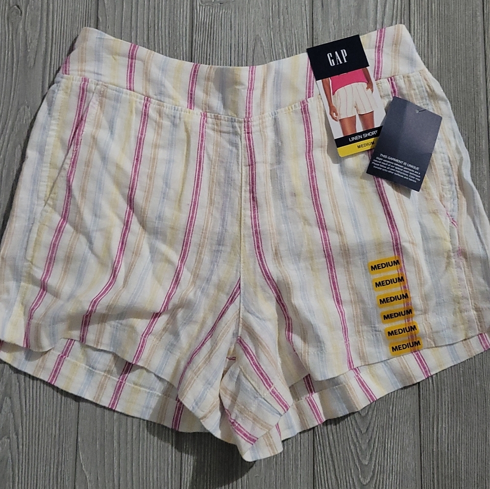 Gap linen shorts medium